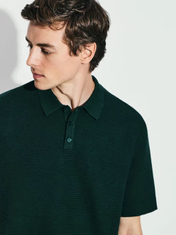 Джемпер поло текстурной вязки / Zarina