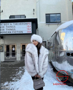 Шуба женская из искусственного меха