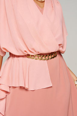 Платье 6357 коралл