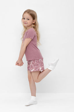 К 1596/морозная вишня,единороги пижама дет