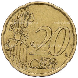 Монета 20 евроцентов 2006 года Испания