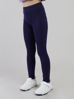 CRB wear / CSJG 70549-41-433 Брюки модель легинсы для девочки,темно-синий/Ex.Cherubino  фото 2