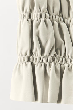 LIMITED EDITION 100% LEATHER HALTER TOP - Zara фото 8