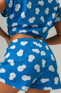 Женская новогодняя пижама с шортами Happyfox - Happy fox фото 6