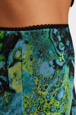 TRENDYOLMILLA Turuncu Desenli Maxi Boy Dantel Detayl? Tul Esnek Orme Etek TWOSS23ET00369  фото 12