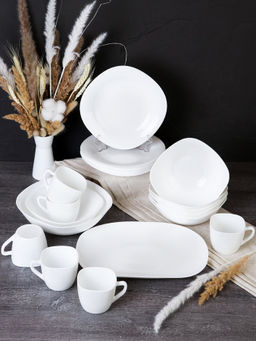 Столовый набор 20 предметов квадратный с кружками БИГ / SQ-14/8575912 (WHITE) - ГалеонТрейд фото 2