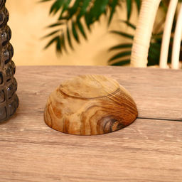 Набор тарелок 5 штук, тиковое дерево