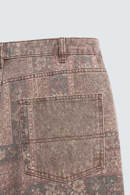 BANDANA PRINT BAGGY FIT TROUSERS - Zara фото 9