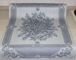 Полотенце жаккардовое Премиум Марина-син. 50*70 см.