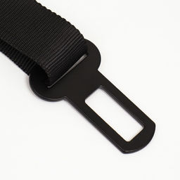 Ремень безопасности для собак амортизирующий, 54-75 х 2,5 см, черный - Пижон фото 2