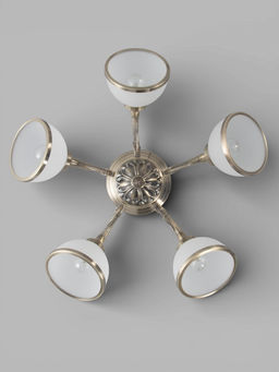 Люстра ЭкономСвет 13060/5AB, 5×40 Вт, E27, 60×60×30 см, бронза