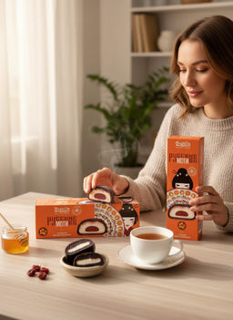 Пирожное моти Вишня в медовухе фас фл/п коробка 0,120кг - НасБерри фото 3