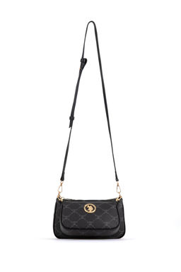 Женская черная сумка через плечо - U.s. polo assn фото 6