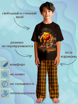 Пижама "Дин-Дин",шоколадный