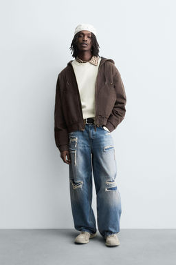 QUILTED HOODED JACKET