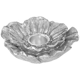 ПОДСВЕЧНИК FLOWER ЦВЕТ:СЕРЕБРО 10,3*10*4СМ