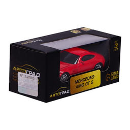 Машина металлическая MERCEDES-AMG GT S, 1:64, цвет красный - Автоград фото 4
