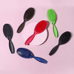 Цена за 2 шт. Расчёска массажная, 22 6 см, цвет МИКС