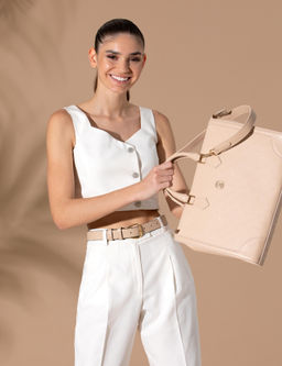 Ekru Crop Top Bluz - Pierre cardin фото 2