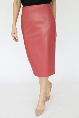 Юбка-карандаш из искусственной кожи - Looklikecat фото 2
