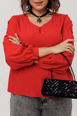 Блуза ANELLI 1802-Р тот самый красный