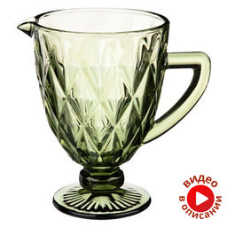 КУВШИН РОМБО 1300 МЛ. / ВЫСОТА=20 СМ. СЕРИЯ MUZA COLOR (КОР=12ШТ.) - Lefard фото 3