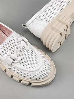 Лоферы женские комфорт 011-762 Beyaz