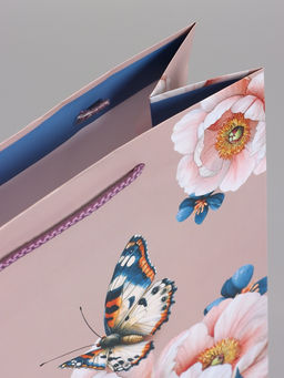 Пакет подарочный ламинированный «Бабочка», 26×12×32 см