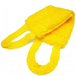 Мочалка_МЕДВЕДЬ однотонная/полосатая 3*80 - Spin&Clean фото 3