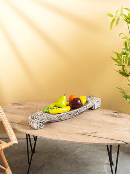 Поднос декоративный, 60×18×9 см, дерево