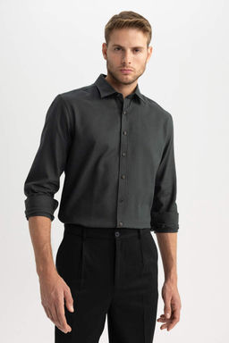 Фланелевая рубашка с длинным рукавом Modern Fit