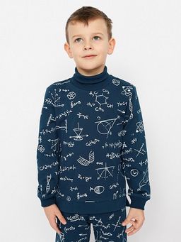 CRB wear/CWKB 63180-41-326 Водолазка для мальчика,темно-синий/Ex.Cherubino