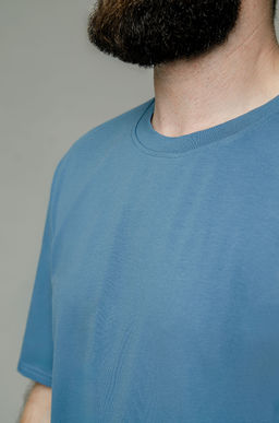 Арт. 67114/9 Футболка мужская 48-58 (6 шт) Цвет:джинс - Идеал фото 5