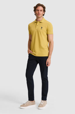 Erkek Slim Fit Polo Yaka Ye_il Basic Ti__rt - U.s. polo assn фото 4