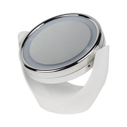 TLD-592 White/LED/13Lm/6000K/3АА Настольный светильник зеркало. На батарейках 3AA(не в/к). Сенсорный выключатель. Белый. ТМ Uniel - Volpe фото 4