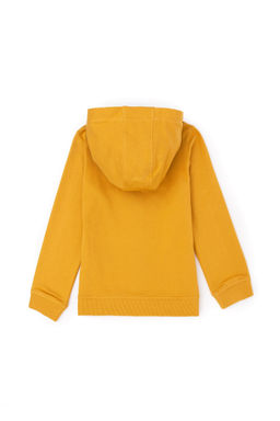 Базовый свитшот горчичного цвета для мальчика - U.s. polo assn фото 2