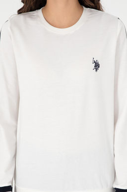 Женский пижамный комплект цвета экрю Неожиданная скидка в корзине - U.s. polo assn фото 5