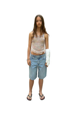 TOP PUNTO FLECOS / Multicolor