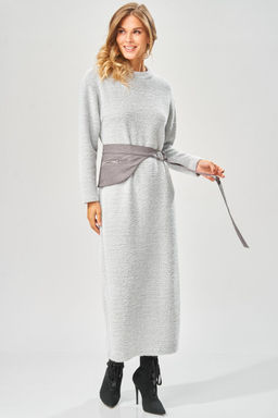 Платье LAIKONY 573 серый зигзаг фото 3
