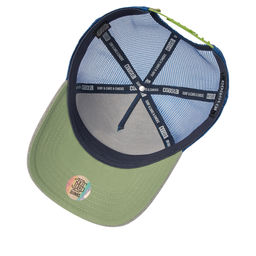 Бейсболка COASTAL арт. HFT Coffee To Ride (голубой / светло-серый) фото 2