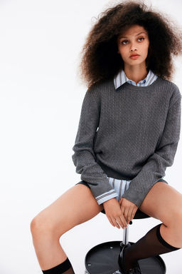 Jersey en punto trenzado - H&m фото 2