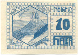 Банкнота 10 геллеров 1920 года Австрия  Пирбах (нотгельд)