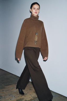 95% WOOL HIGH NECK JUMPER - Zara фото 11