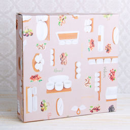 Соусники на деревянной подставке «Эстет. Лист», 50 мл, набор 4 шт., керамика, белые