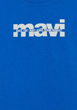 Mavi Bask?l? Mavi Tisort  фото 4