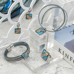 Серьги из муранского стекла PAPILLONS LS3534