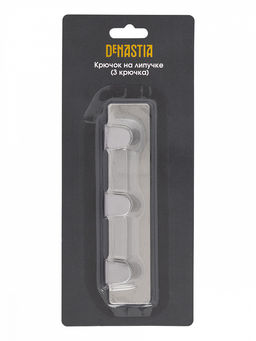 Крючок на липучке 2,5x12x2 серый нержавеющая сталь - Lucky фото 7