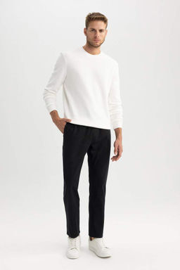 Прямые флисовые брюки Jogger - Defacto фото 4