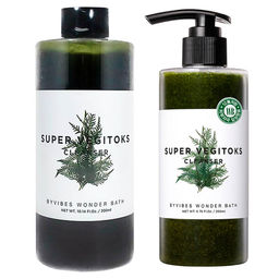 Super Vegitoks Cleanser (Green) - Очищающий детокс-гель для лица с экстрактами, 300 мл