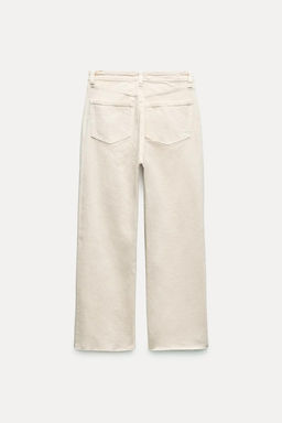 TRF CROPPED FLARE HIGH-WAIST JEANS - Zara фото 21